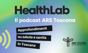 logo del podcast HealthLab di ARS Toscana